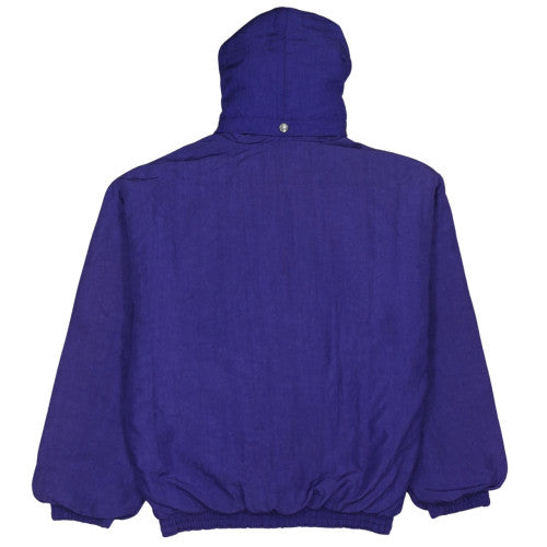 SNC Women’s Purple Hooded Fur Trim Ski Parka Jacket Size 12