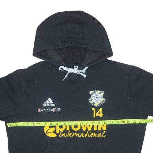 Mens UK Size L adidas Black Pullover Hoodie