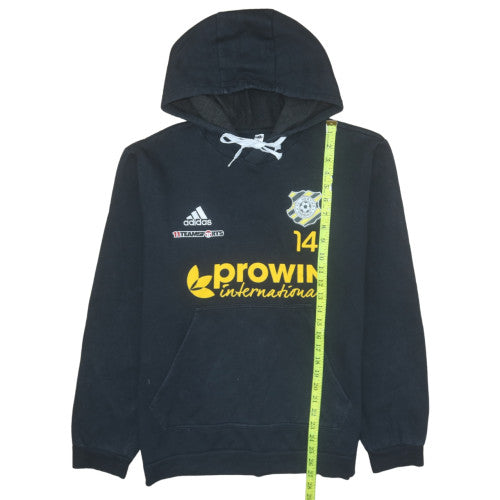 Mens UK Size L adidas Black Pullover Hoodie