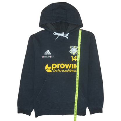 Mens UK Size L adidas Black Pullover Hoodie