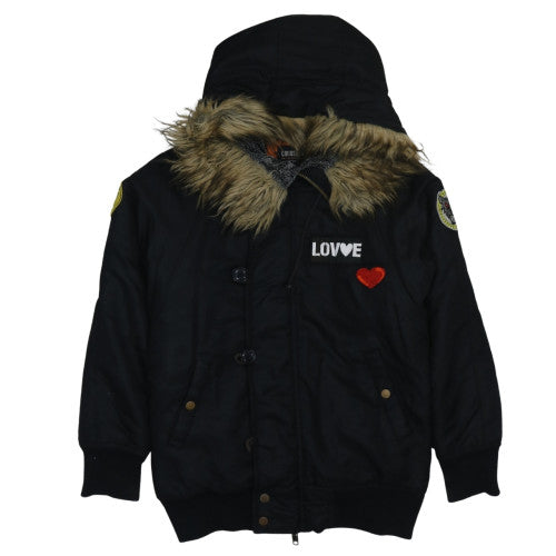 Womens UK Size S Colloseum Black Puffer Jacket