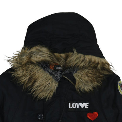 Womens UK Size S Colloseum Black Puffer Jacket