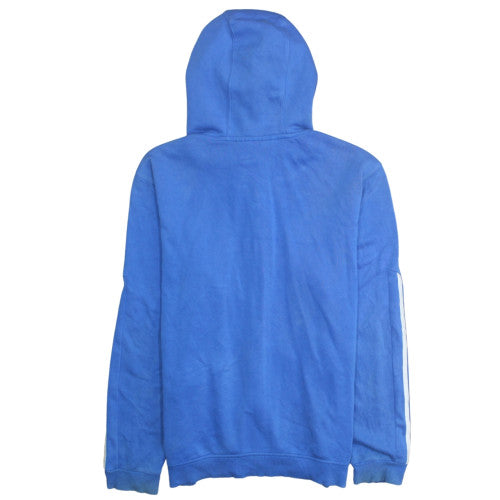 Mens UK Size M adidas Blue Full Zip Hoodie