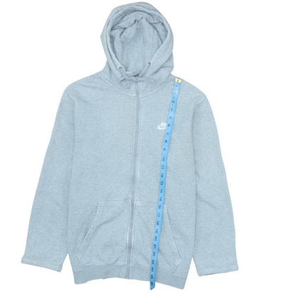 Mens UK Size M Nike Grey Full Zip Hoodie