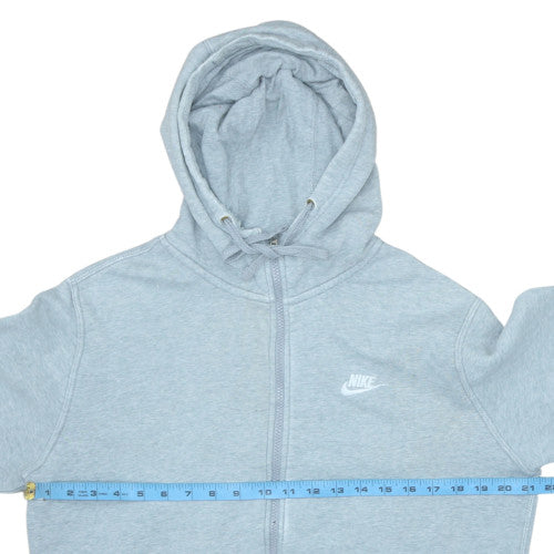 Mens UK Size M Nike Grey Full Zip Hoodie