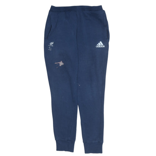 Womens UK Size 12 adidas Regular Fit Jogger Blue Trousers