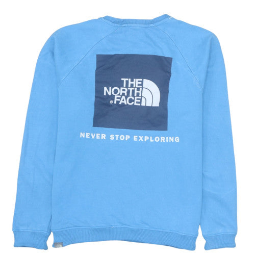 Mens UK Size L The North Face Blue Pullover Sweatshirt