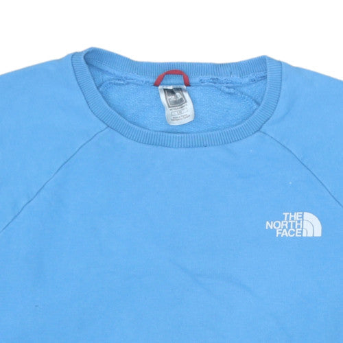 Mens UK Size L The North Face Blue Pullover Sweatshirt