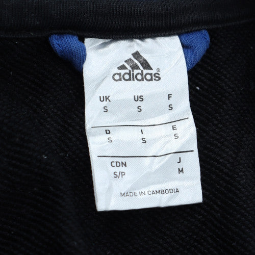 Mens UK Size S adidas Black Full Zip Hoodie