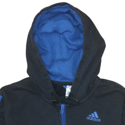 Mens UK Size S adidas Black Full Zip Hoodie