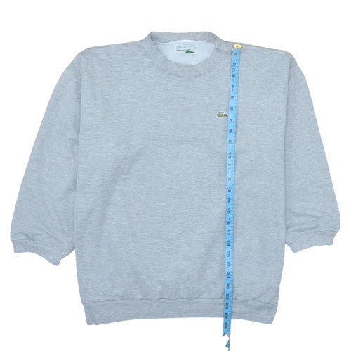 Mens UK Size XL Lacoste Grey Pullover Sweatshirt