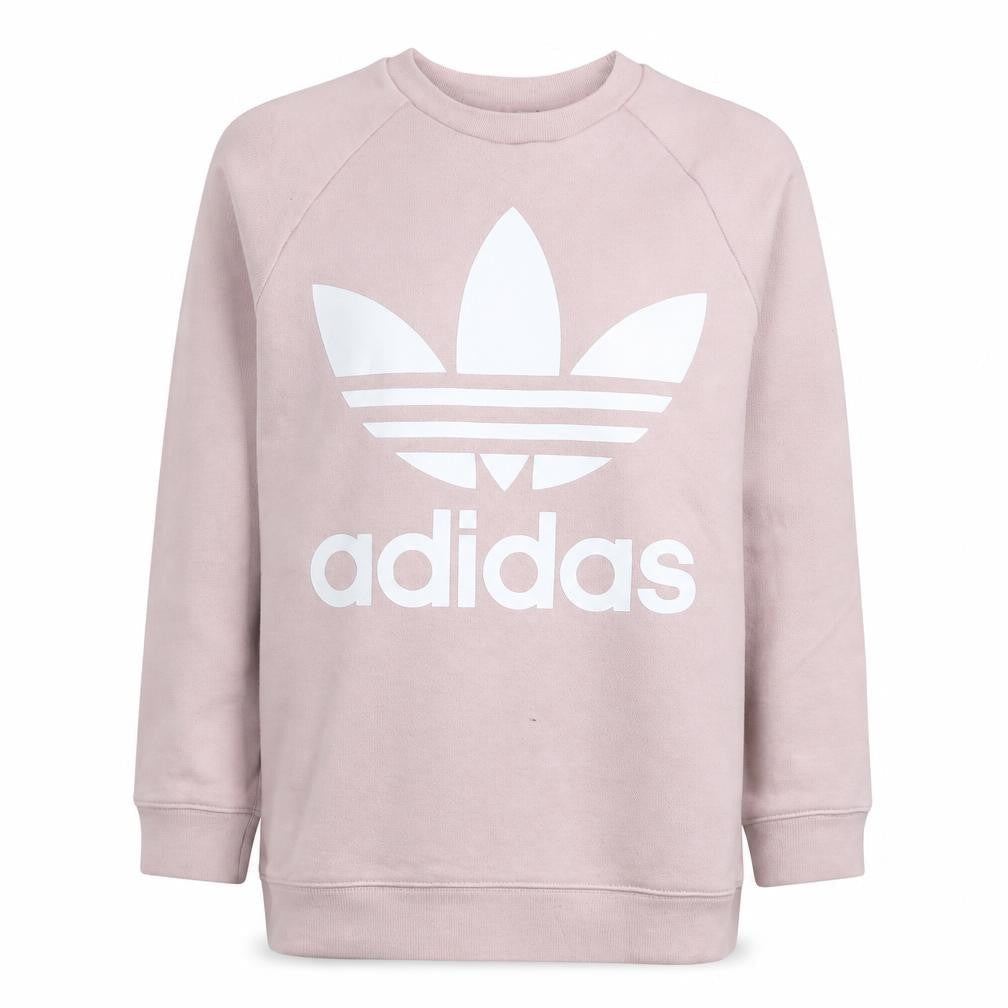 Womens UK Size 10 adidas Pink Pullover Sweatshirt