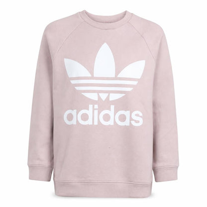 Womens UK Size 10 adidas Pink Pullover Sweatshirt