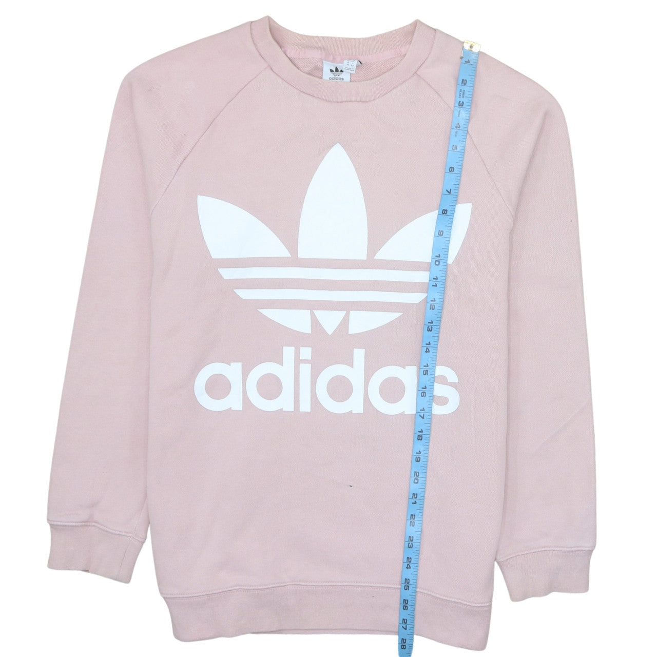 Womens UK Size 10 adidas Pink Pullover Sweatshirt