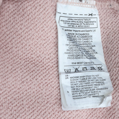 Womens UK Size 10 adidas Pink Pullover Sweatshirt
