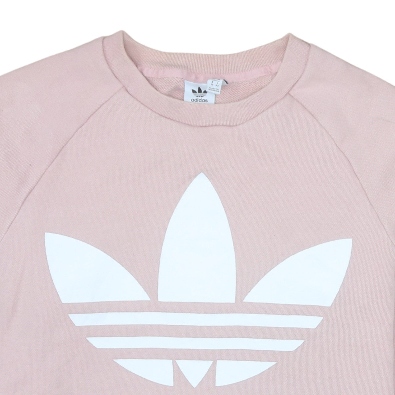 Womens UK Size 10 adidas Pink Pullover Sweatshirt