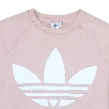 Womens UK Size 10 adidas Pink Pullover Sweatshirt