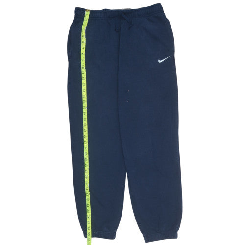 Mens UK Size L Nike Regular Fit Sweatpants Blue Trousers