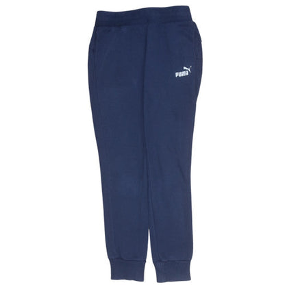 Womens UK Size 8 PUMA Regular Fit Jogger Blue Trousers