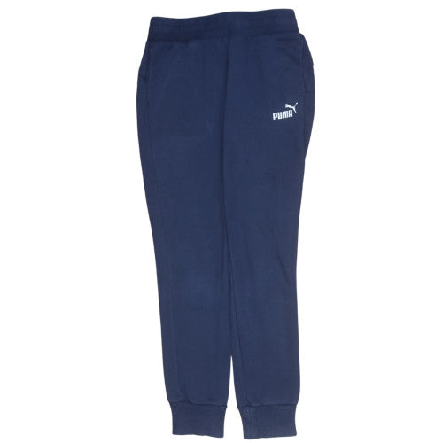 Womens UK Size 8 PUMA Regular Fit Jogger Blue Trousers