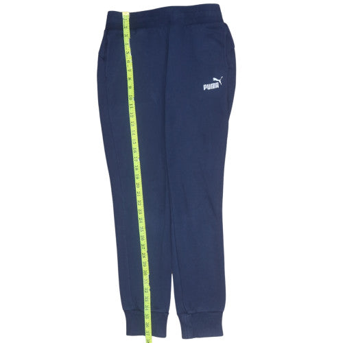 Womens UK Size 8 PUMA Regular Fit Jogger Blue Trousers