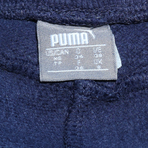 Womens UK Size 8 PUMA Regular Fit Jogger Blue Trousers