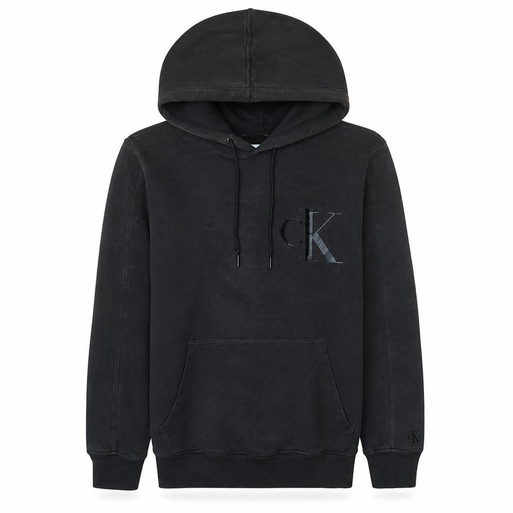 Mens UK Size S Calvin Klein Jeans Black Pullover Hoodie