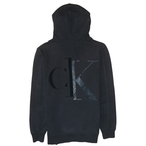Mens UK Size S Calvin Klein Jeans Black Pullover Hoodie