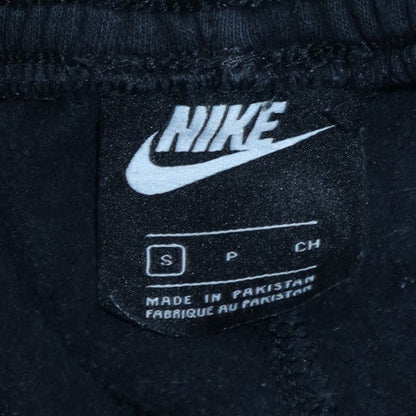Mens UK Size S Nike Regular Fit Jogger Black Trousers