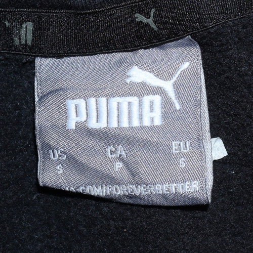 Mens UK Size S PUMA Black Pullover Hoodie