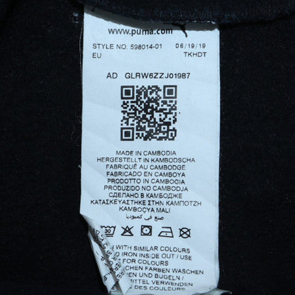 Mens UK Size S PUMA Black Pullover Hoodie