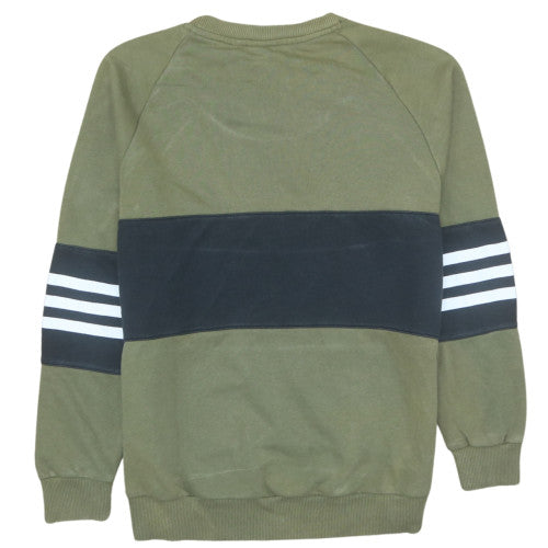 Womens UK Size 6 adidas Green Pullover Sweatshirt