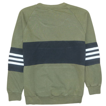 Womens UK Size 6 adidas Green Pullover Sweatshirt