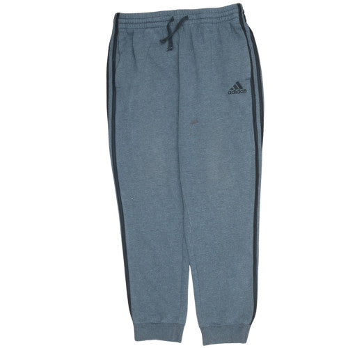 Mens UK Size L adidas Regular Fit Jogger Blue Trousers