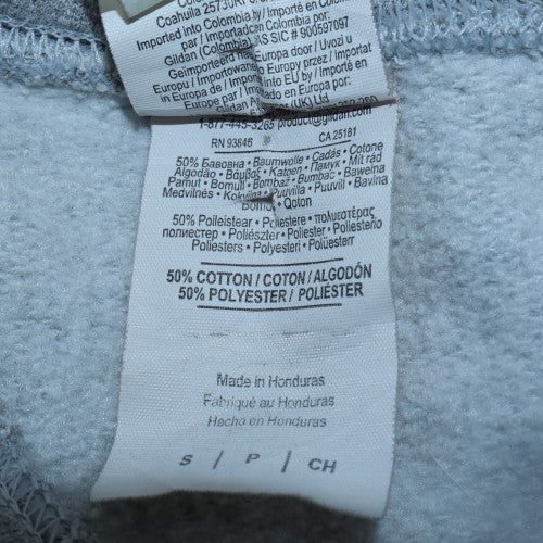 Mens UK Size S Gildan Grey Pullover Hoodie
