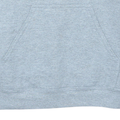 Mens UK Size S Gildan Grey Pullover Hoodie