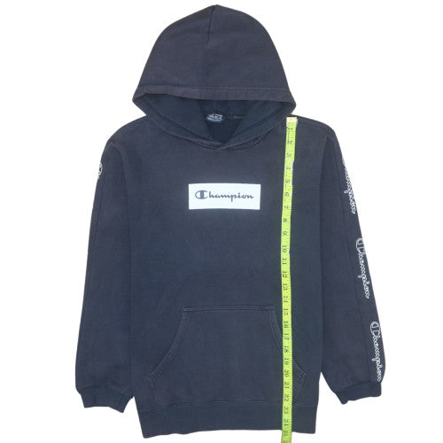 Mens UK Size M Champion Blue Pullover Hoodie