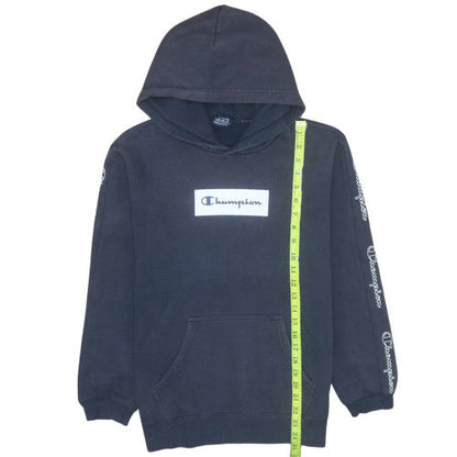Mens UK Size M Champion Blue Pullover Hoodie