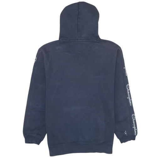 Mens UK Size M Champion Blue Pullover Hoodie