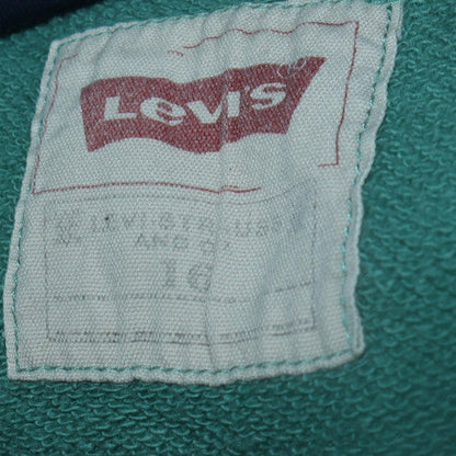 Womens UK Size 16 Levi's Green Pullover Hoodie