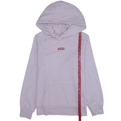 Womens UK Size S Levi's Pink Pullover Hoodie