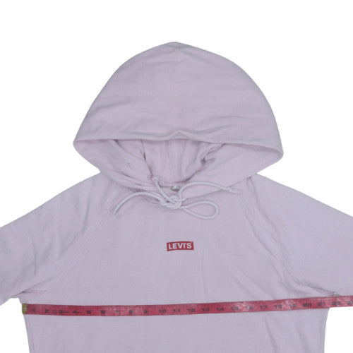 Womens UK Size S Levi's Pink Pullover Hoodie
