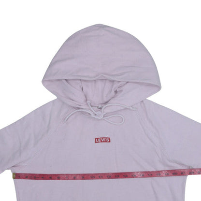 Womens UK Size S Levi's Pink Pullover Hoodie