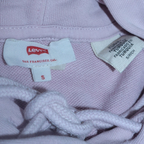 Womens UK Size S Levi's Pink Pullover Hoodie