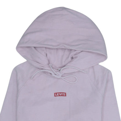 Womens UK Size S Levi's Pink Pullover Hoodie