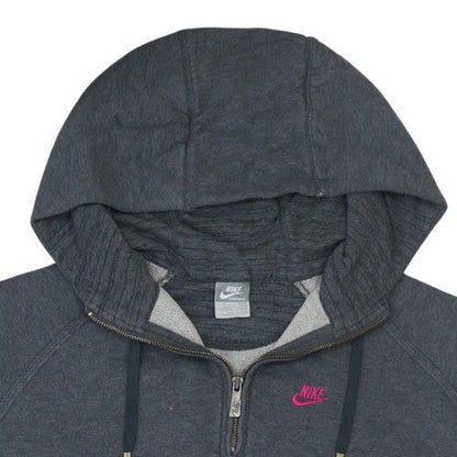 Womens UK Size XL Nike Grey Pullover Hoodie