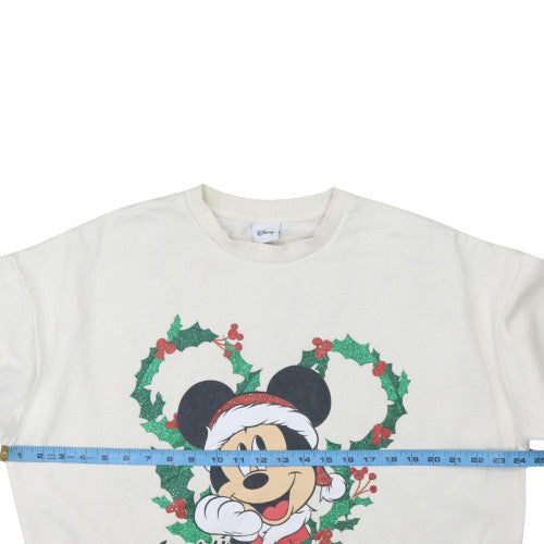 Womens UK Size M Disney Ivory Pullover Sweatshirt