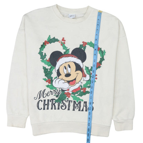 Womens UK Size M Disney Ivory Pullover Sweatshirt