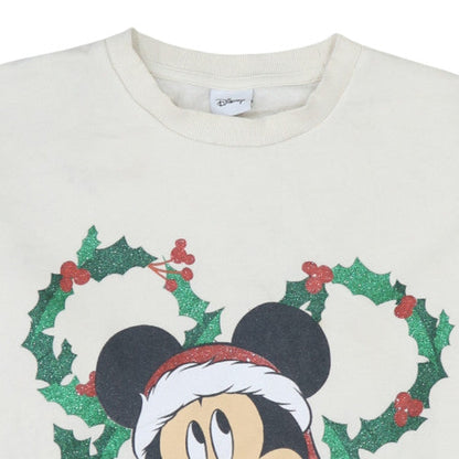 Womens UK Size M Disney Ivory Pullover Sweatshirt