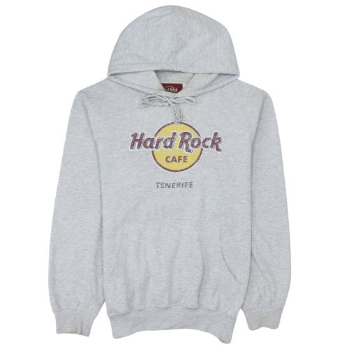 Mens UK Size L Hard Rock Cafe Grey Pullover Hoodie